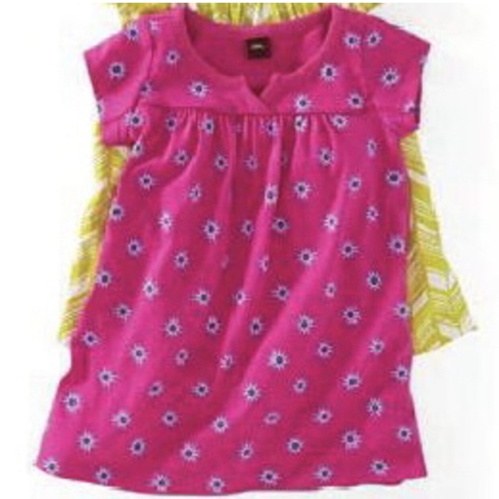 Tea Collection Cotoca Split Neckline Dress
